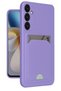 Zngzrmll Galaxy A55 5g Case Kelvin Silicone with Business Card Holder (190208) - Lilac
