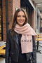 Soft Textured Thick Knitted Long Knitwear Women's Scarf - 2