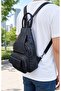 Genuine Leather Unisex Bodybag, Body and Backpack, 3 Different Uses, Special Production, Real Leather - 3