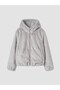 Lc waikiki hooded girl's plush jacket