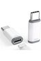 محول USB-C إلى Lightning (قطعتان)، منفذ Lightning أنثى إلى USB-C ذكر، للشحن السريع ونقل البيانات
