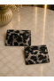 Women's Patterned Multi-Compartment Card Holder Wallet Multi-Compartment Mini Hand Portfolio Stylish Design Practical Use - 3