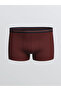 Claret Red Standard Molded Cotton Flexible Men's Boxers Set of 5 - 2