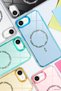 Zngzrmll iPhone 16E Live Diamond Magsafe Cover (201352) - Transparent - 4