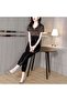 Women's Brown Top & Pants Set - 2