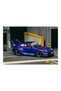 Works Rwb 993 Army Girl Blue 1/64 Model Car - 2