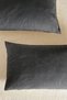 100% Cotton Combed Zippered Pillowcase – Pack of 2 |   Anthracite 50X70 cm - 4