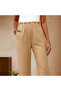 Women's Khaki Wide-Leg Trousers - 2