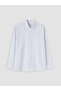 Lcw Vision Blue Standard Fit Striped Men's Shirt - 5