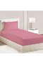 Luxury Striped Deep Pocket Bed Sheet and Pillowcase Rose, 2 Piece Set, Soft and Silky Microfiber Fabric,