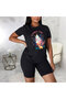 Women's Graphic T-Shirt & Shorts Set