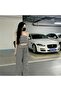 Women's Black and White Striped Cami Top & Pants Set - 8