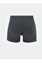Gray Standard Fit Cotton Flexible Men's Boxers Set of 3 - 5