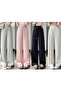 Women's Light Pink Wide-Leg Trousers - 4