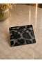 Women's Patterned Multi-Compartment Card Holder Wallet Multi-Compartment Mini Hand Portfolio Stylish Design Practical Use - 2