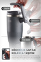 Fika Lumi Patented Leak-Proof Steel Thermos with Rotating Handle 1200 ml - Anthracite - 6