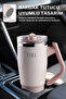 Fika Lumi Patented Leak-Proof Double Spout Steel Thermos with Rotating Handle 950 ml - Pink - 2