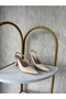 Simple 7 cm Skin Leather High Heels - 5