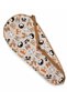 Premium 27 Inch Racket Cover Beige Cute Forest Animals Patterned