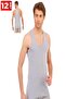 Tutku-Men's Sportsman Rambo Singlet Gray 12-Pack 100% Cotton
