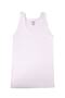 Women's White Ribbed Wide Strap Women's Undershirt 136 |