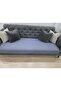 100% Cotton Knitted Patterned Sofa Cover 1 Piece for Sofa - 3