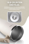 Fika Lumi Patented Leak-Proof Steel Thermos with Rotating Handle 1200 ml - Beige - 7