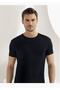 Tutku-Men's Black Short Sleeve O-Neck Undershirt m Sh New Season (6 Pieces Economic Package)