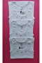 Tutku-Kiz Children's Thick Strap, Ribbed T-Shirt 3-Pack.