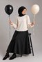 Black Set - Muslin Blouse & 2-Strand Maxi Skirt