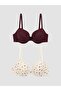 Underwire Non-Padded Floral T-Shirt Bra 2-Pack (W6) - 5