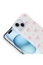 iPhone 14 Case Floral and Bow Pattern with Camera Raised Omsy Premium - 3