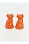 Ceramic Salt and Pepper Shakers with Fox Figures - 5 X 9 cm - 4