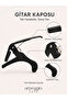 Small Double Guitar Accessory Set |   Wall Hanger + Capo Compatible with All Guitars + 6 Plectrums 0.61 / 0.81 / 1 mm - 3