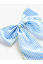 Embroidered Bow Hair Clip - 3