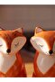 Ceramic Salt and Pepper Shakers with Fox Figures - 5 X 9 cm - 2