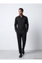 Lcw Business Black Slim Fit Long Sleeve Dobby Men's Shirt - 3