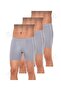 107 Men's Modal Boxer Shorts Gray 3 Pieces - 2