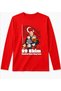 Long Sleeve Ataturk Embracing Children Printed Cotton 29 October Republic Day T-Shirt