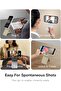 حامل ثلاثي القوائم للهاتف ومحفظة، حامل بطاقات NFC، يتسع لبطاقتين - 4