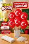 Back to School 50-Piece Moon-Star Turkish Flag Printed Balloon and Stick Set Kindergarten Primary School Gift