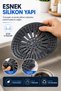 2-Function Silicone Sink Strainer, Hair and Food Residue Catcher Sink Drain Filter - 4