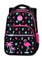School Backpack Flamingo Bat Sponge Back Support Student Daily Bag 38X28X14 cm - 3