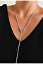 High Quality/Zircon Infinity-Clover Y Model Necklace