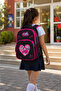Spotted Flamingo School Backpack Domestic Production Multi-Compartment Student Bag 40X30X15 cm