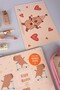 20-Piece Stationery Set A4 Notebook, Pen Bag A7 Notepad, Eraser, Pencil Sharpener, 0.7 mm Tip Pen - 8