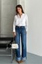 Women's New Season Double-Legged Jean Trousers - 7