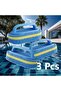 Premium Pool Cleaning Brush Set, Manual Non-Electric with Polypropylene Handle and Sponge Brush, Suitable for Pool Walls and Tiles 3PCS - 5