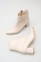 Women's Pointed Toe Heeled Boots Skin Color - 5