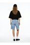 Regular Fit Basic Crew Neck Black T-Shirt - 2